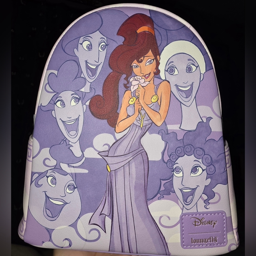 Brand New! Loungefly Disney Hercules Meg & The Muses Mini Backpack